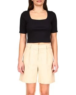 Wholesale 🥰 Sanctuary Square Neck Rib Top | 👚 Shirts & Tops ✨