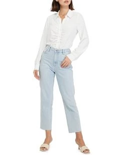 New 🔔 Sanctuary Ruched Boyfriend Button Front 👕 Shirt | 👕 Shirts & Tops ⌛ -Cheap Sanctuary Store 61d6SBvnQsL. AC SR736920