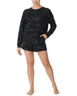 Wholesale 🛒 Sanctuary Long Sleeve Cropped Henley and Boxer | Sleepwear 🔥