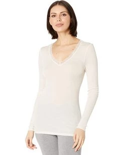 New ๐งจ Hanro Woolen Lace Long Sleeve ๐ Shirt | Sleepwear ๐