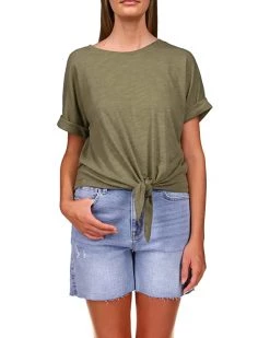 Outlet ✨ Sanctuary All Day Tie Tee | 👕 Shirts & Tops 🧨 -Cheap Sanctuary Store 71t7PrIRa2L. AC SR736920