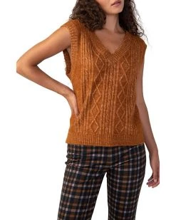 Buy 🧨 Sanctuary Cozy Cable Vest | Sweaters 😉