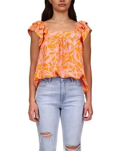 Wholesale 😉 Sanctuary Soft Ruffle Crepe Top | 👕 Shirts & Tops 👍